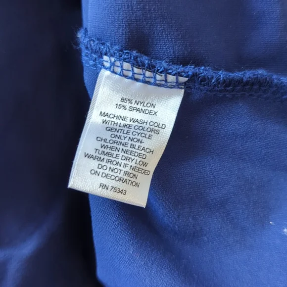 Cynthia Rowley royal blue sleeveless racer back dress size small - Picture 7 of 8